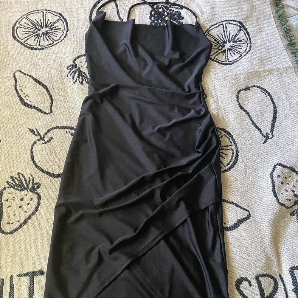 Satin feel dress